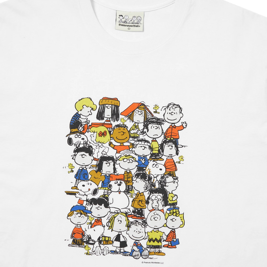 thisisneverthat x Peanuts Gang T-Shirt White