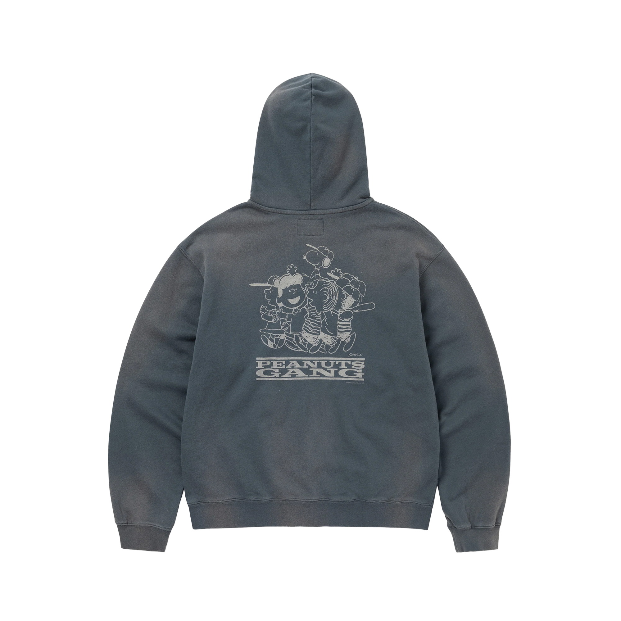 thisisneverthat x Peanuts Zip Up Hoodie Faded Navy