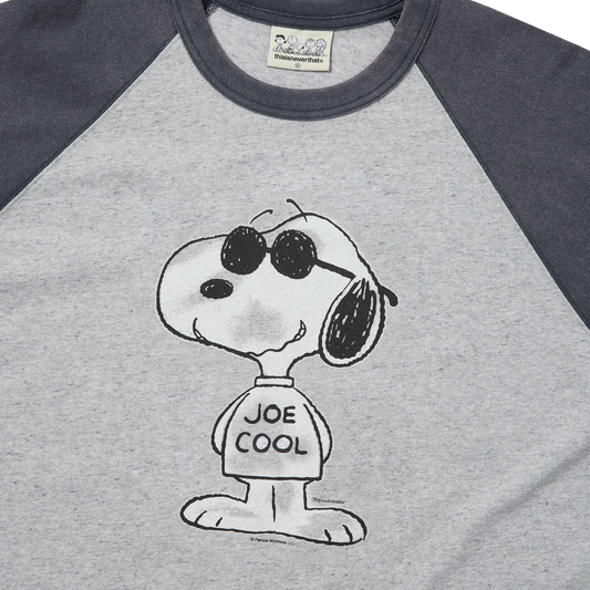 thisisneverthat x Peanuts Raglan 3/4 Sleeve T-Shirt Heather Grey
