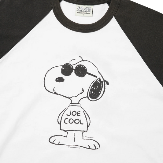thisisneverthat x Peanuts Raglan 3/4 Sleeve T-Shirt White