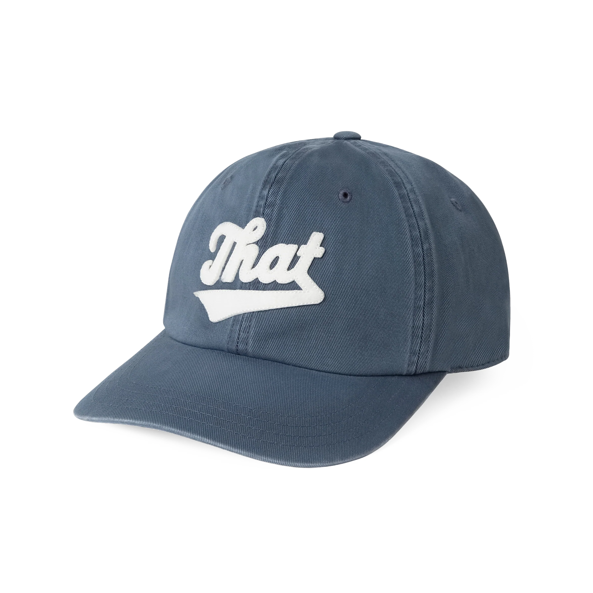 thisisneverthat Overdyed That Applique Cap Washed Navy
