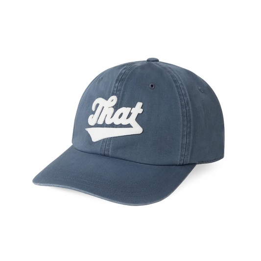 thisisneverthat Overdyed That Applique Cap Washed Navy