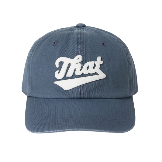 thisisneverthat Overdyed That Applique Cap Washed Navy
