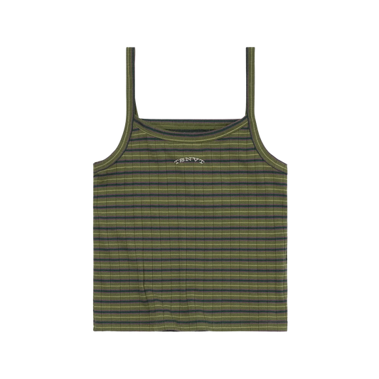thisisneverthat Women's Striped Tank Top Green