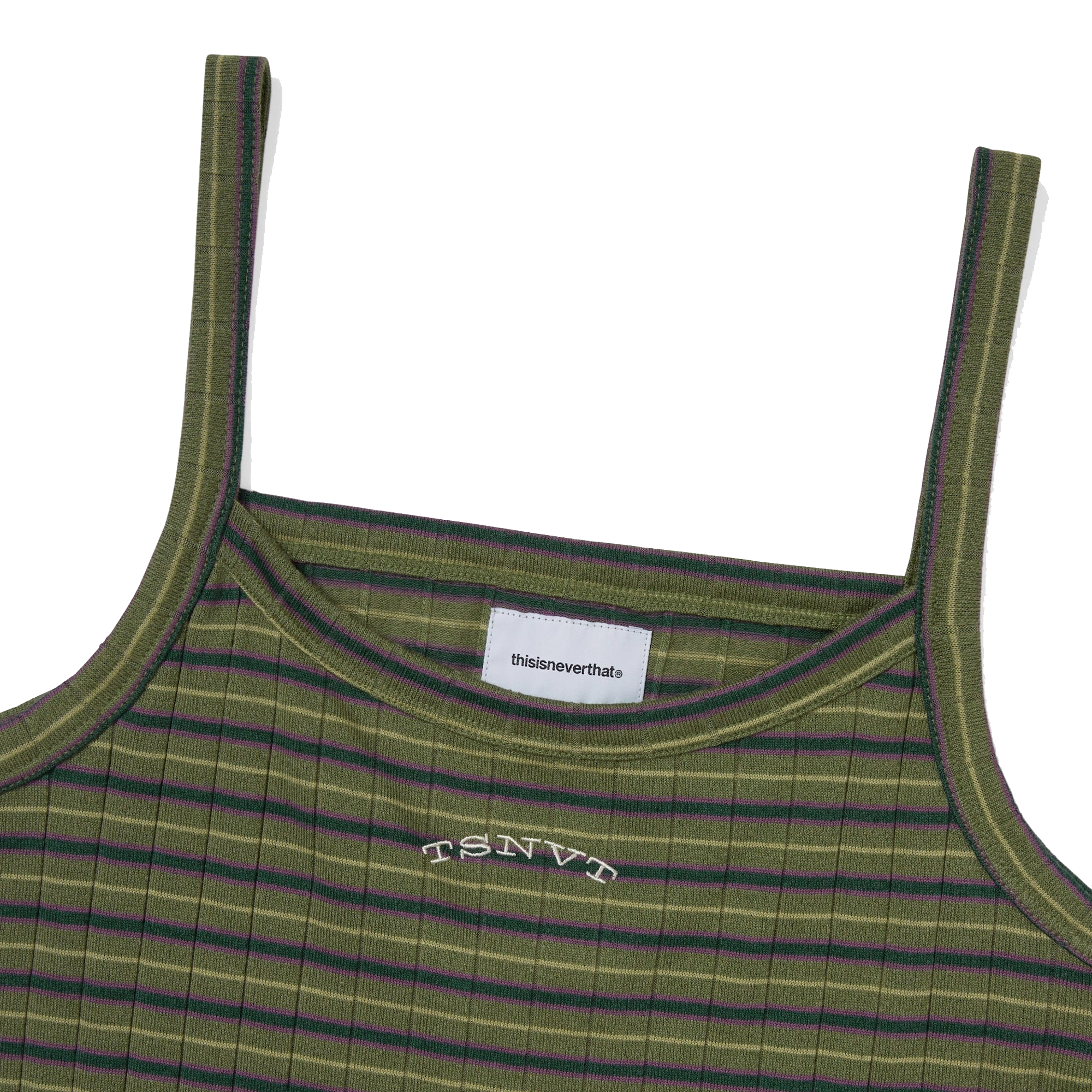 thisisneverthat Women's Striped Tank Top Green