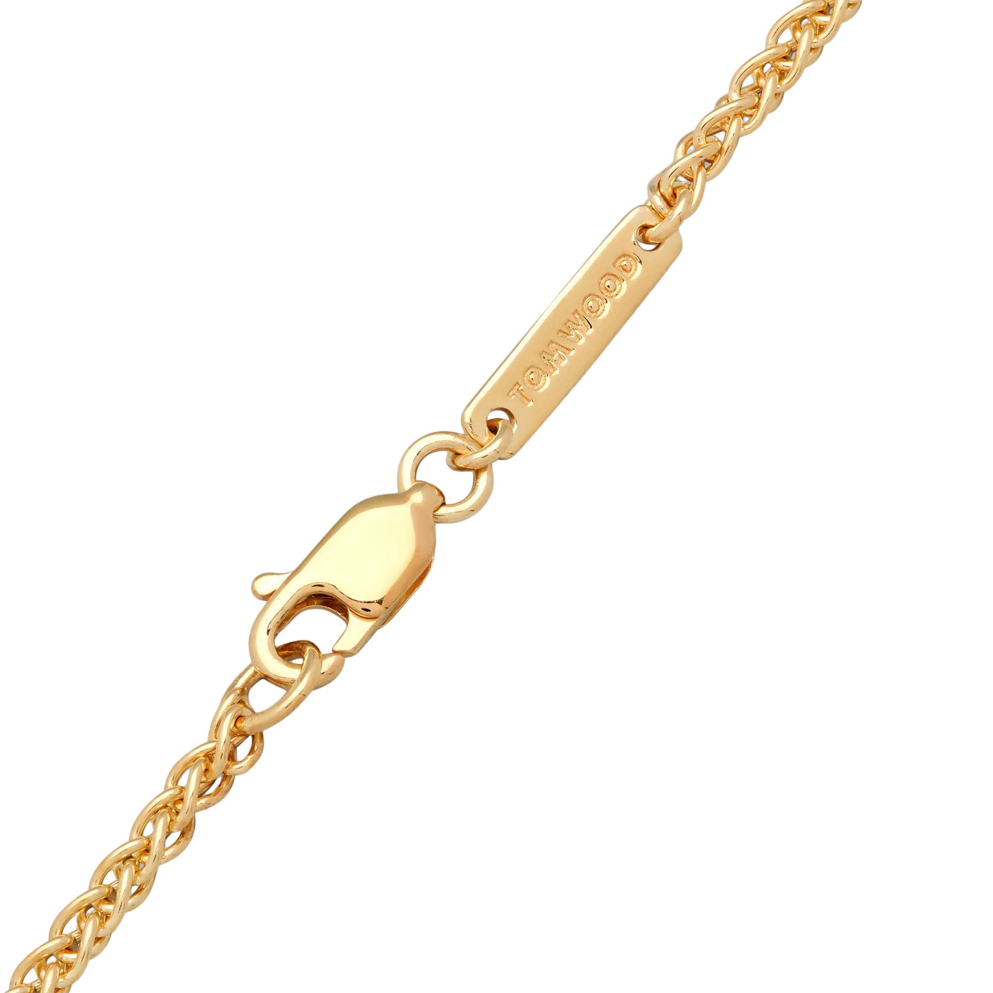 Tom Wood Spike Bracelet 18K Gold Plated 925 S. Silver