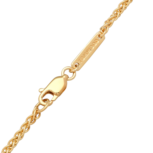 Tom Wood Spike Bracelet 18K Gold Plated 925 S. Silver
