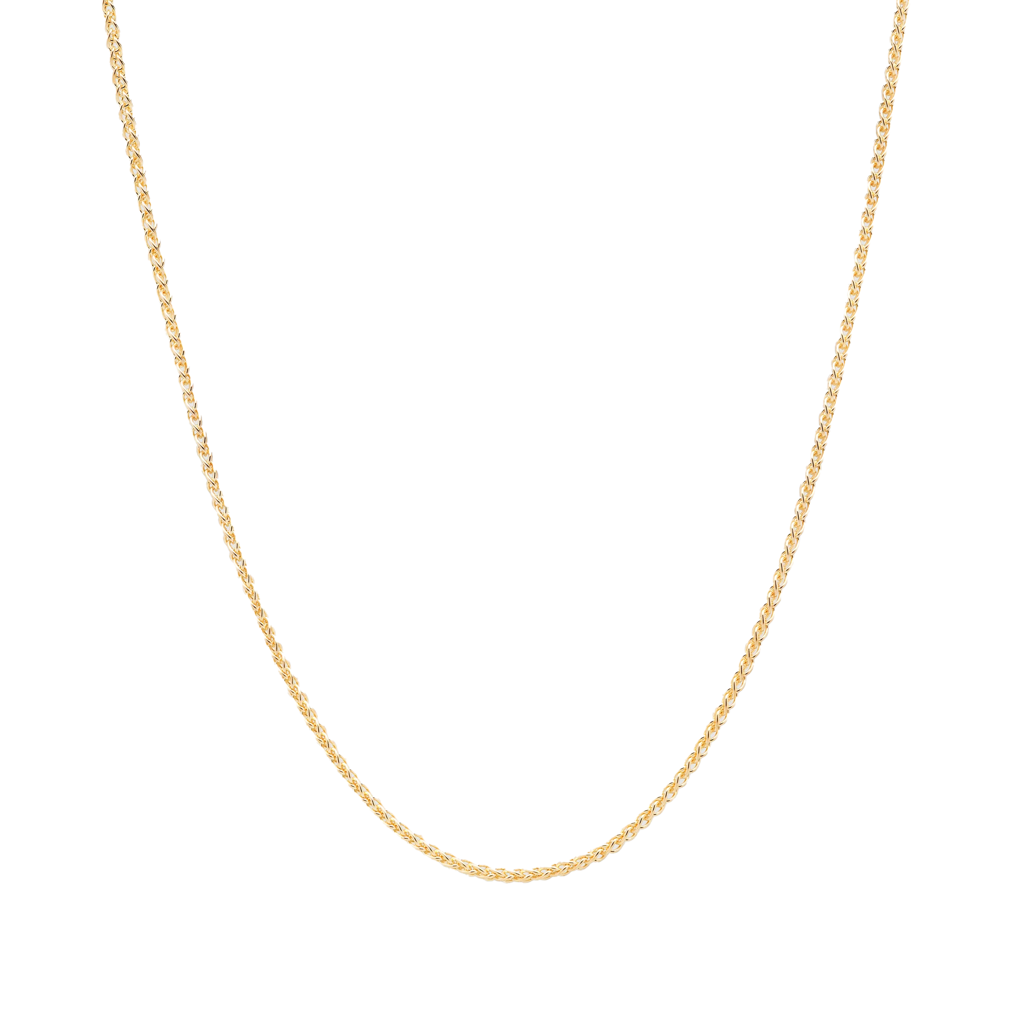 Tom Wood Spike Chain 18K Gold Plated 925 Sterling Silver