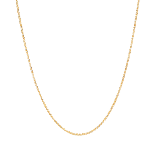 Tom Wood Spike Chain 18K Gold Plated 925 Sterling Silver