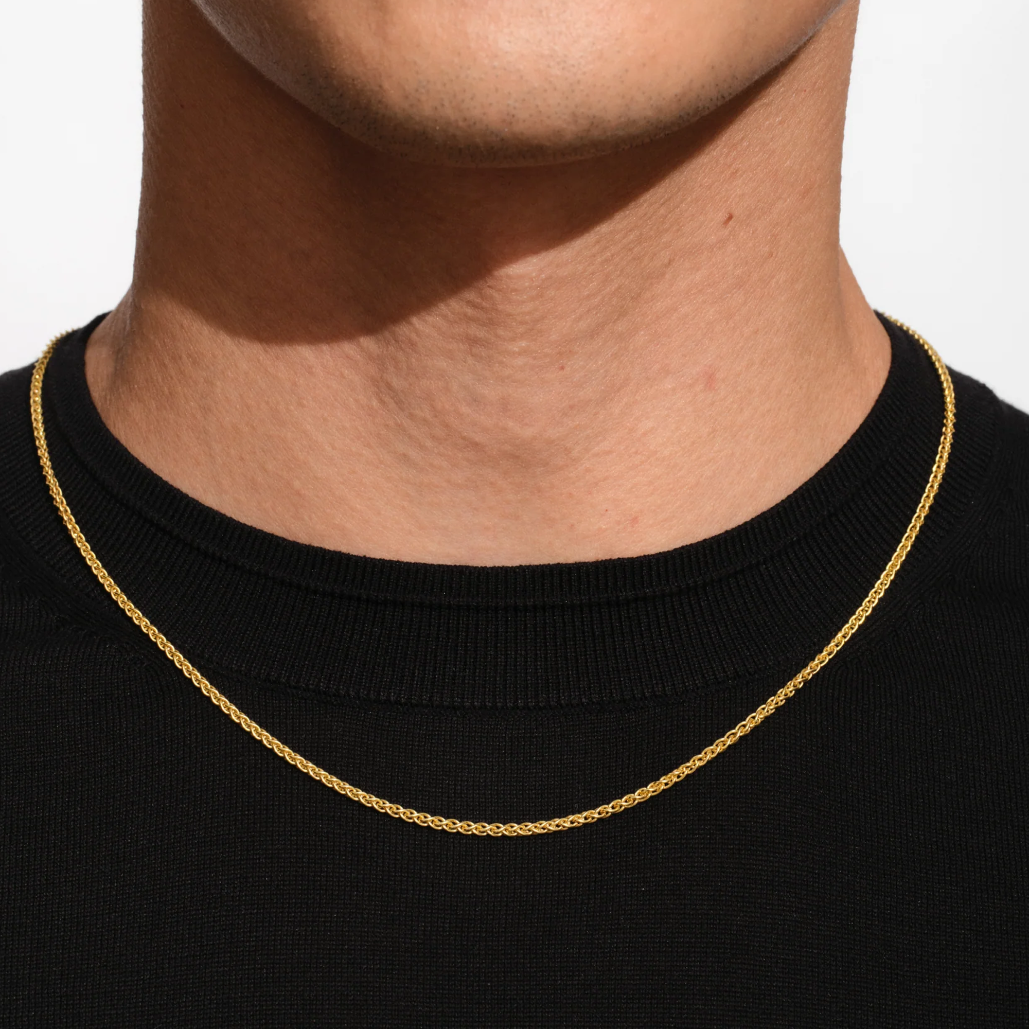 Tom Wood Spike Chain 18K Gold Plated 925 Sterling Silver