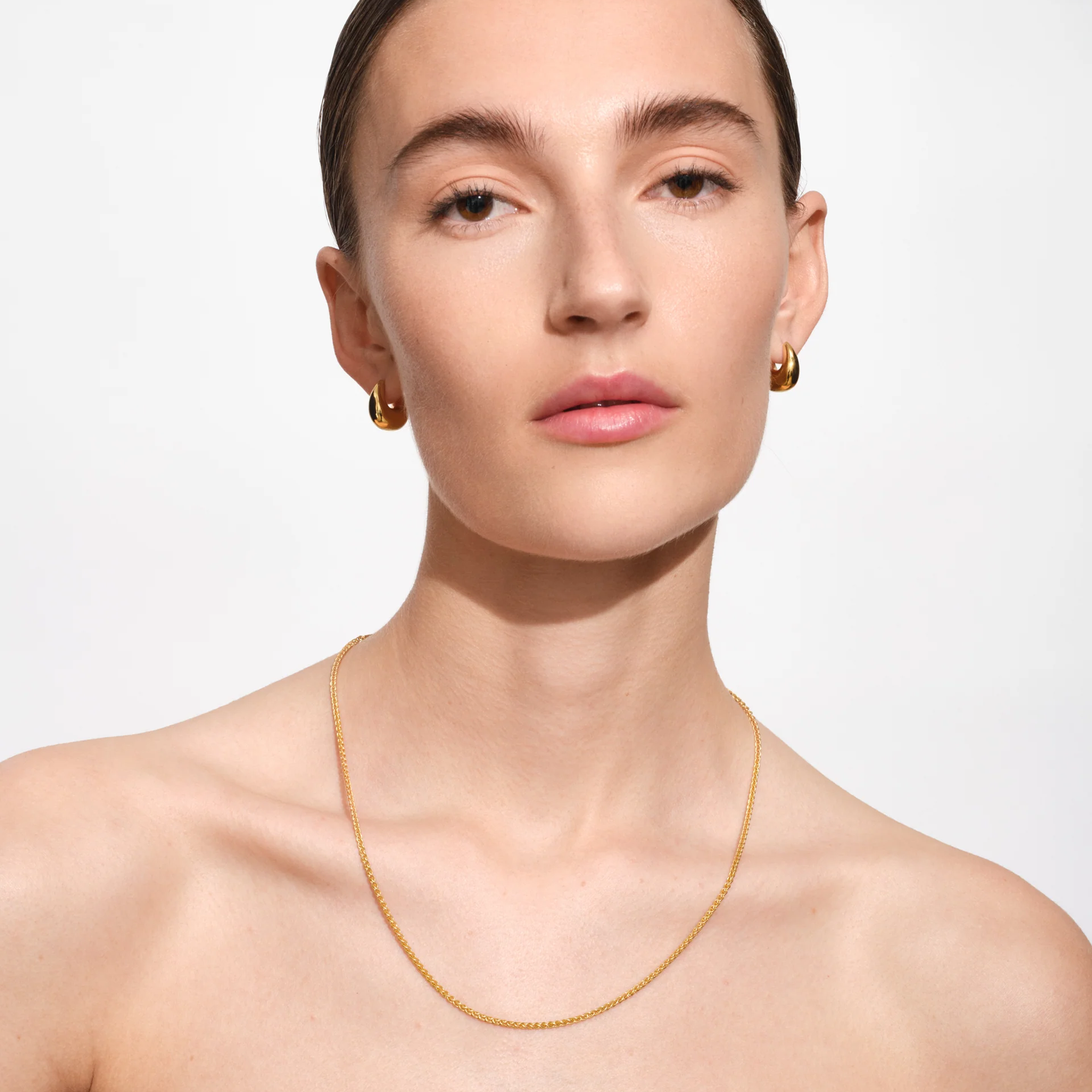 Tom Wood Spike Chain 18K Gold Plated 925 Sterling Silver