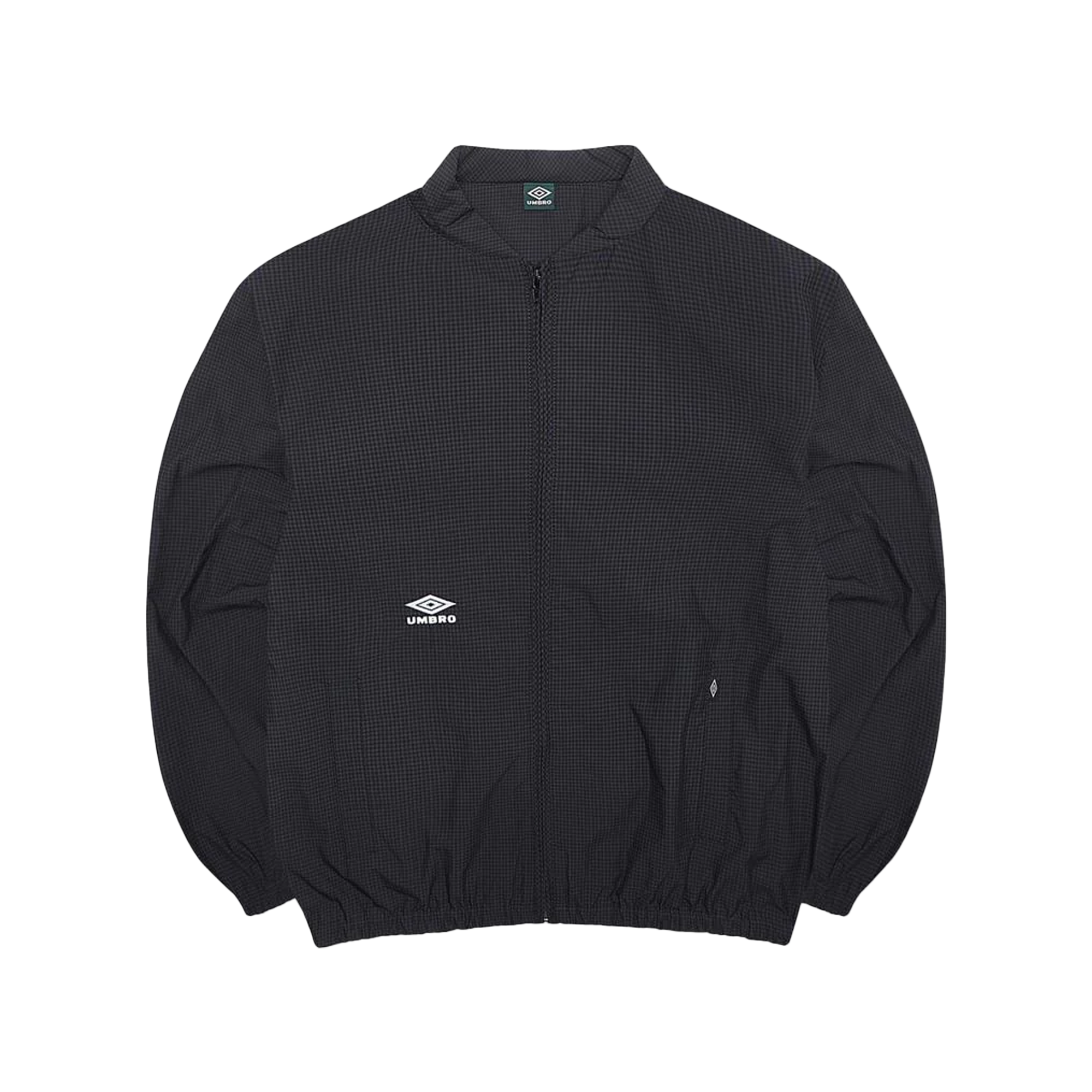 Umbro Check Bomber Jacket Navy Dark Brown UBMW0263FA166