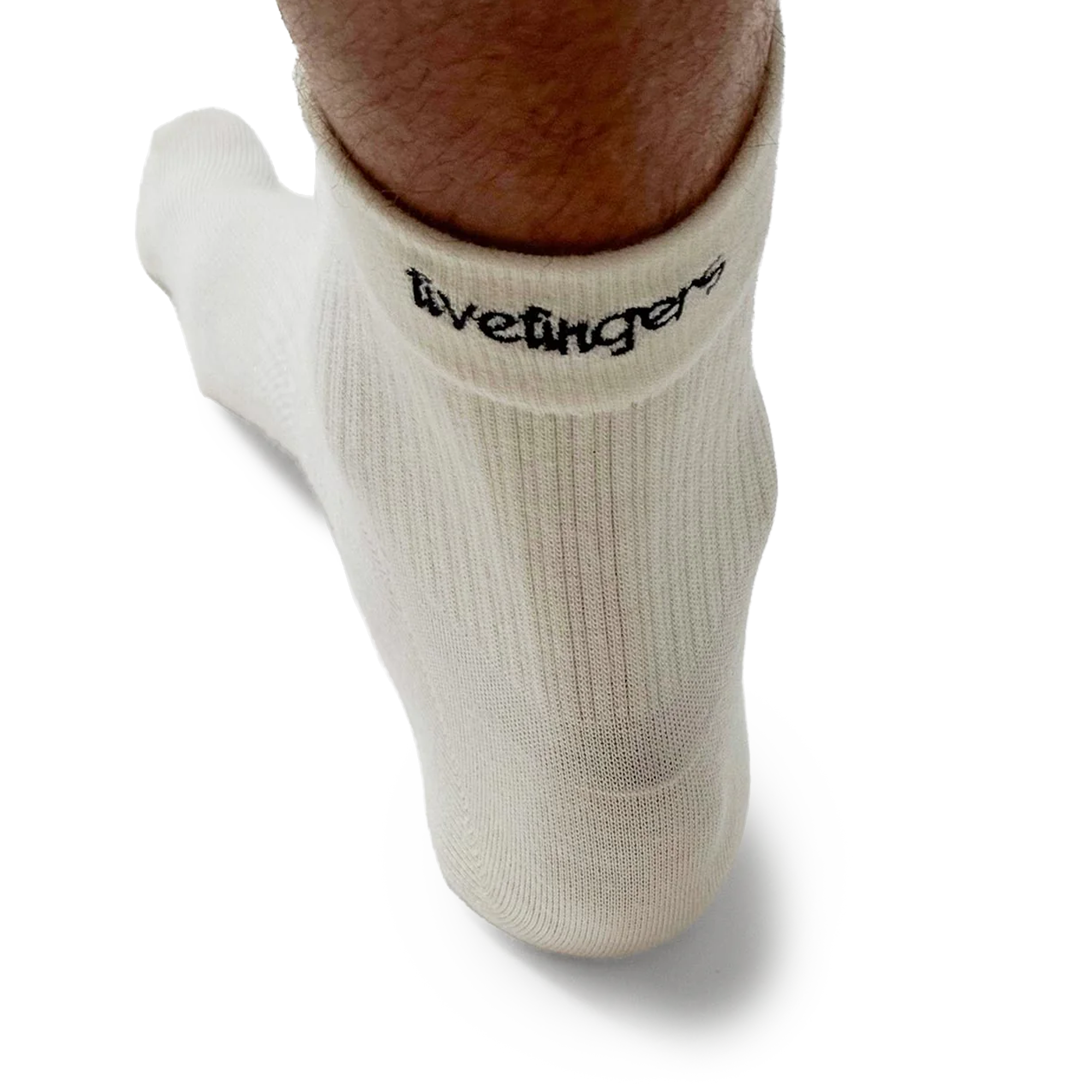 Vibram FiveFingers Mini Crew 2-Pack Toe Socks Lime/Ivory
