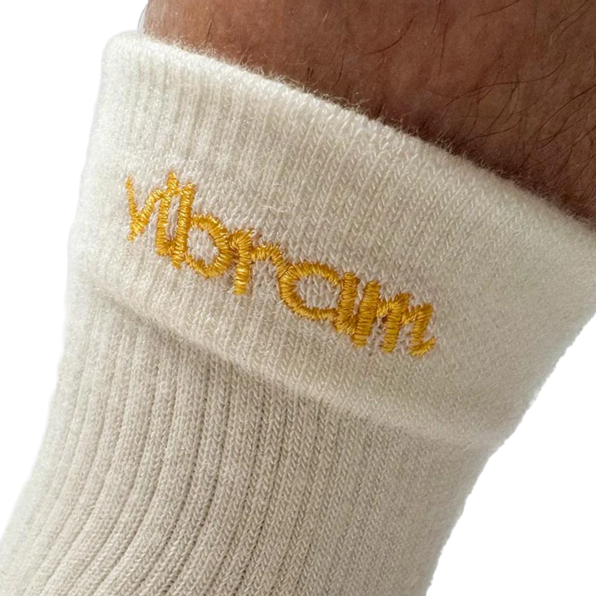 Vibram FiveFingers Mini Crew 2-Pack Toe Socks Lime/Ivory