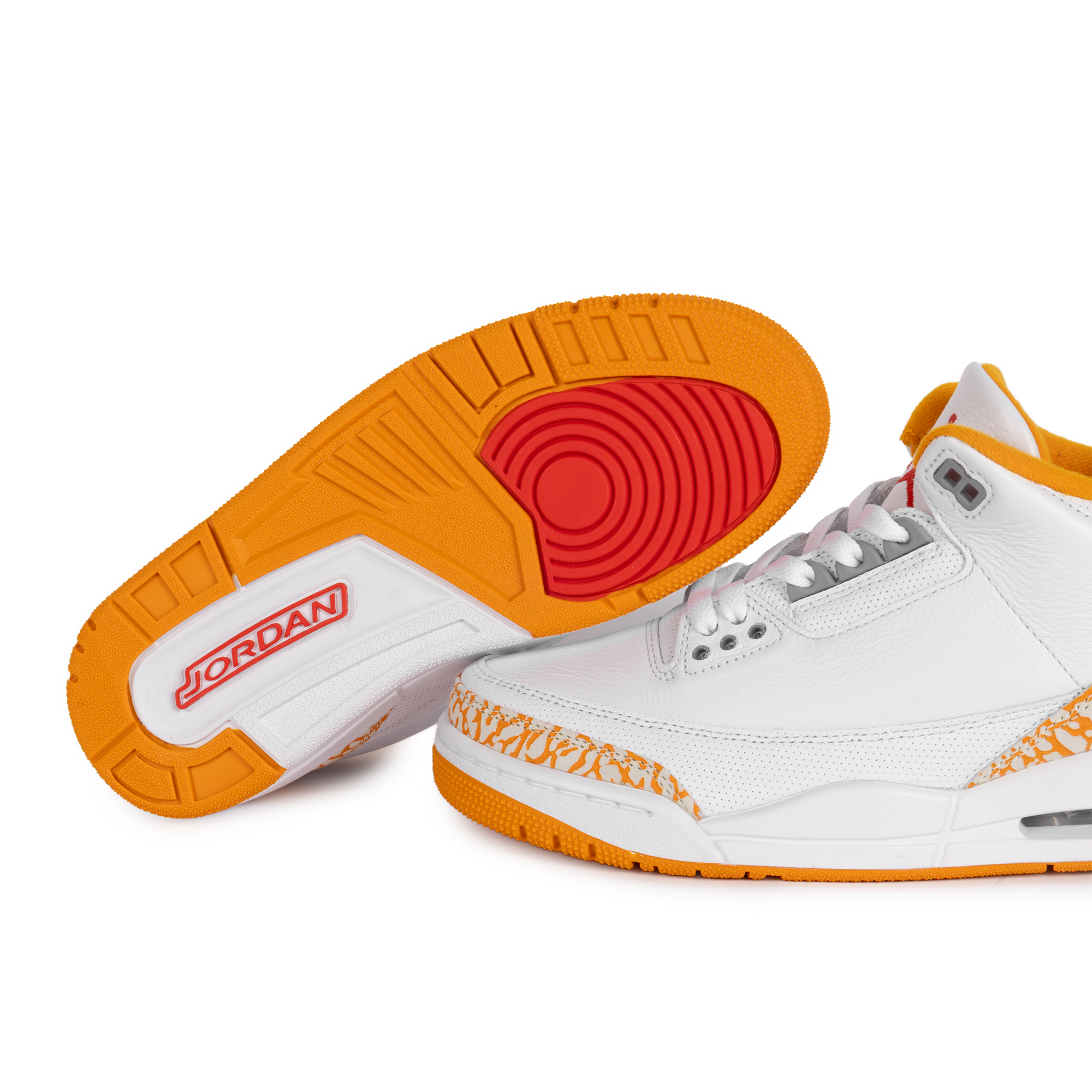 Nike Women's Air Jordan 3 Retro "Orange Citrus" White/Multi/Color CK9246-101
