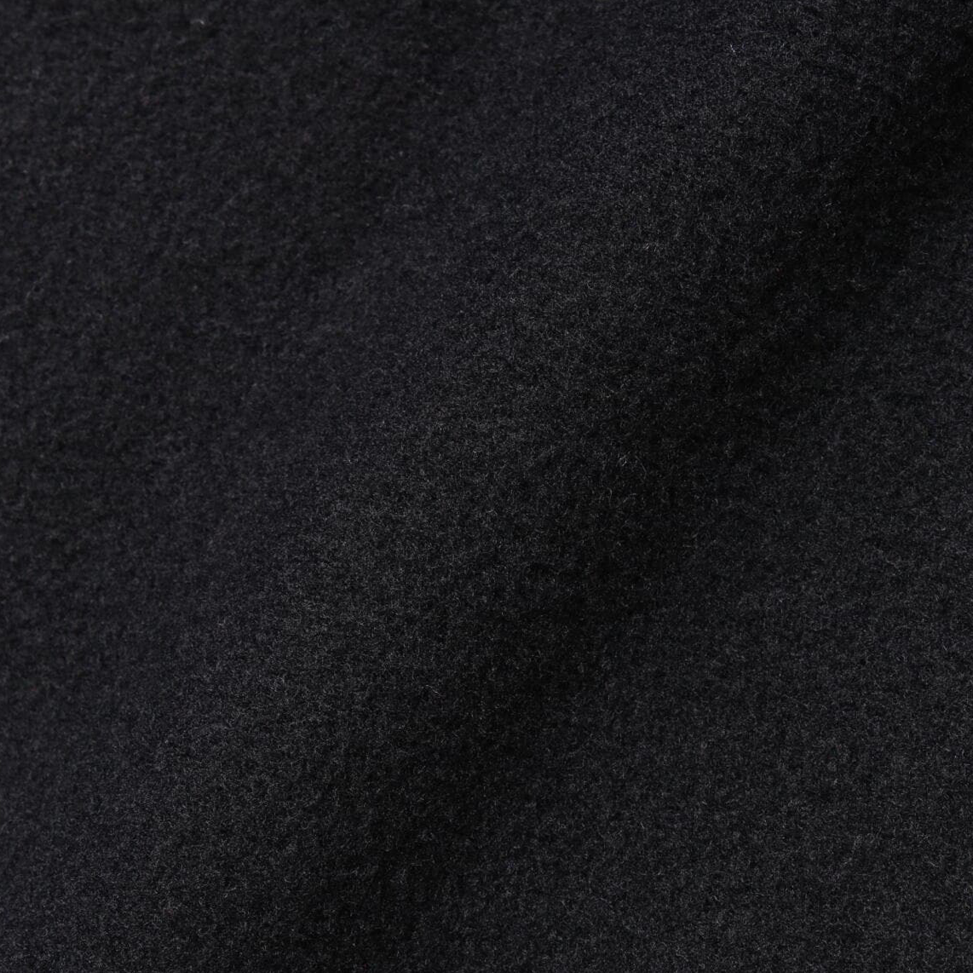 and wander Wool Fleece Pullover Black