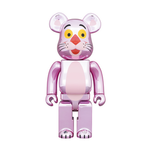 Medicom Toy Be@rbrick Pink Panther Chrome 400% + 100%