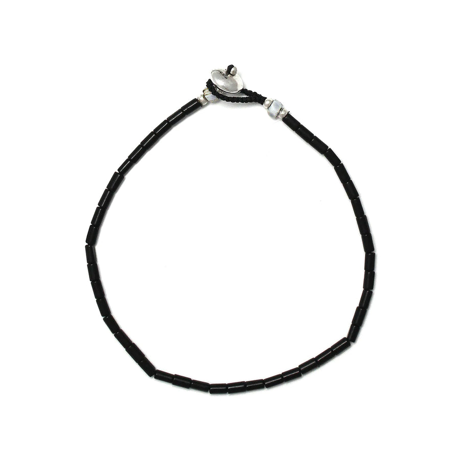 Mikia Tube Stone Bracelet Jet