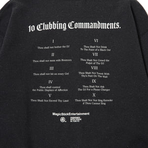 Magic Stick 10 Clubbing Commandments Crew Black