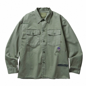 Liberaiders Garment Dyed Army Shirt Olive