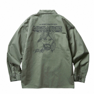 Liberaiders Garment Dyed Army Shirt Olive