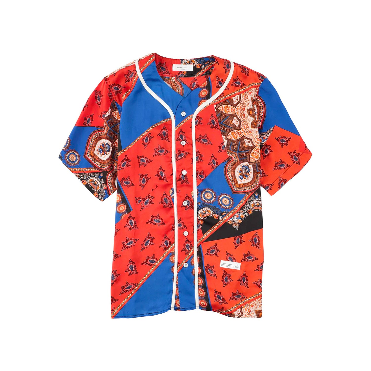 MAGICSTICK CHILLIN BB ペイズリー ベースボールシャツ M Magic Stick 893 Chillin BB Shirt Nicks Paisley – Laced