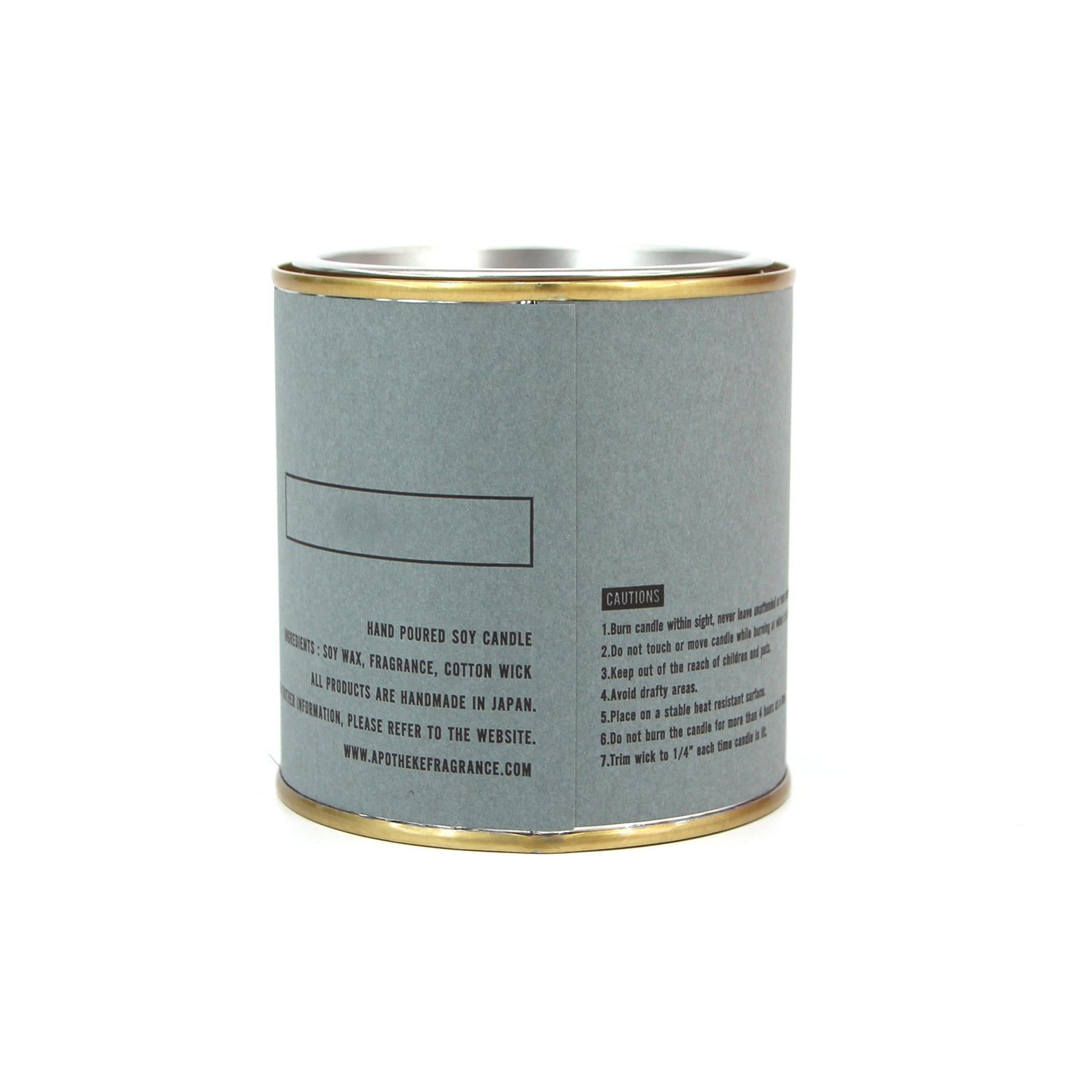 Apotheke Fragrance Can Candle Avenue