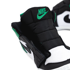 Nike Jordan 1 Baby Crib Bootie "Lucky Green" Black/Lucky Green/White AT3745-031