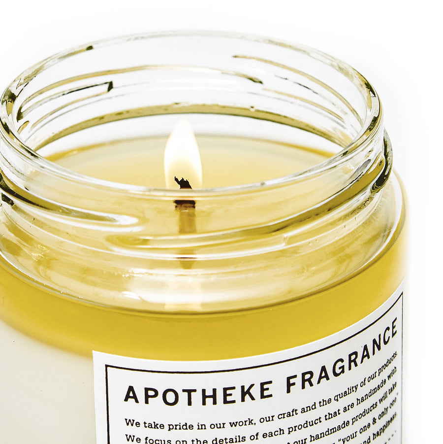 Apotheke Fragrance Glass Jar Candle "Driftwood"