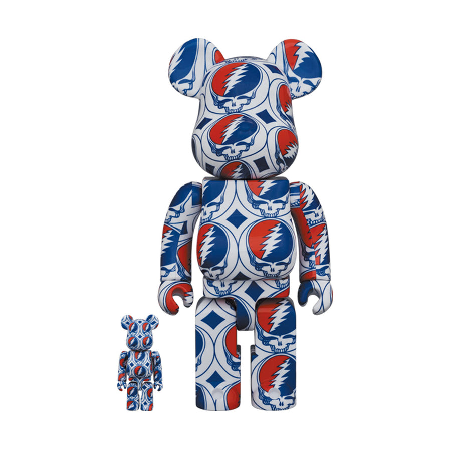 Medicom Toy Be@rbrick Grateful Dead Steal Your Face 400% + 100%