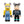 Medicom Toy Be@rbrick Otto & Gru 100% 2 Pack
