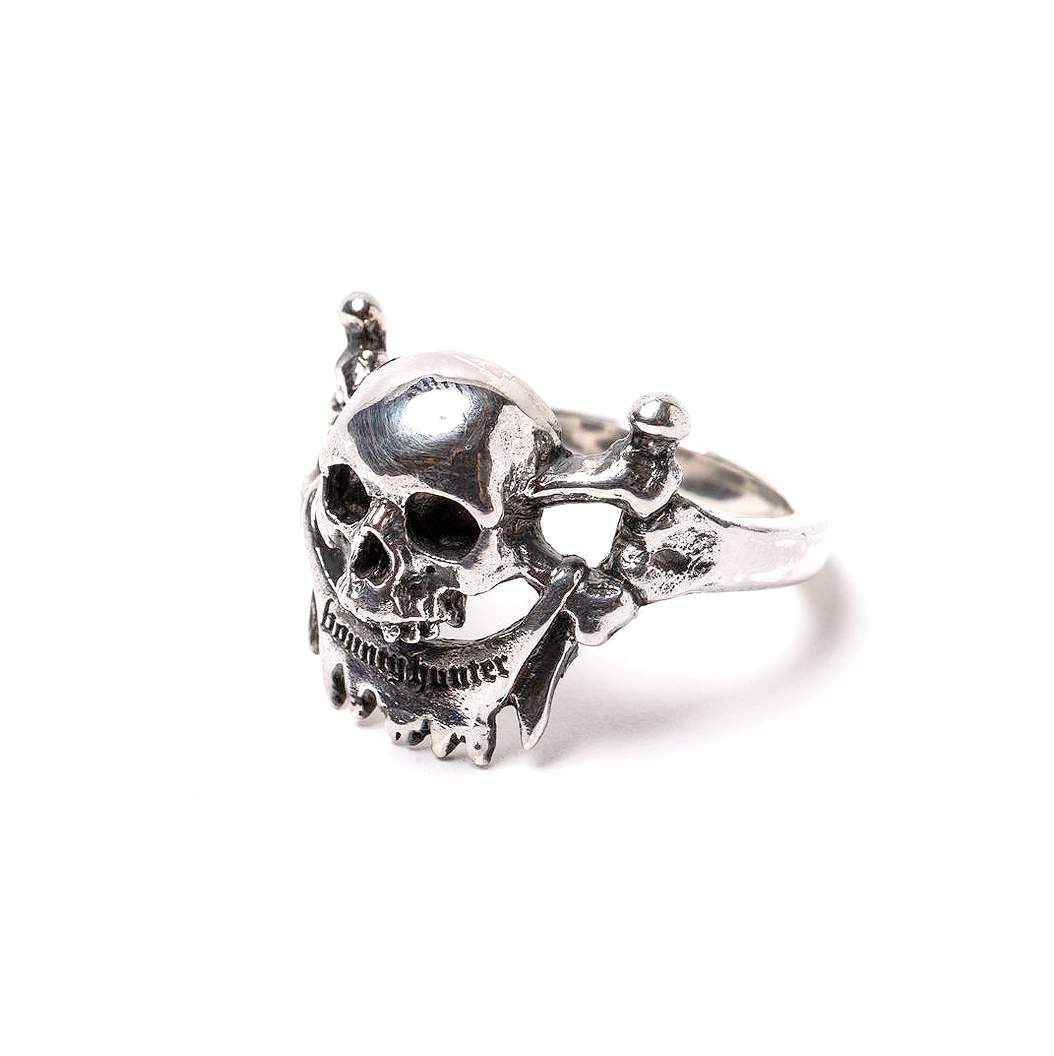 Bounty Hunter x Dog State UK Skull Ring Silver – Laced