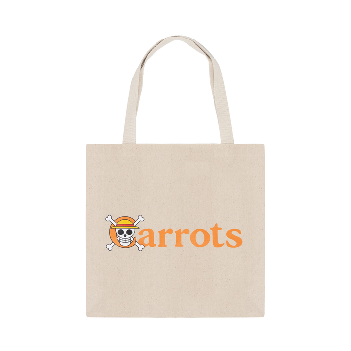 Carrots x One Piece Skull Tote Bag Natural