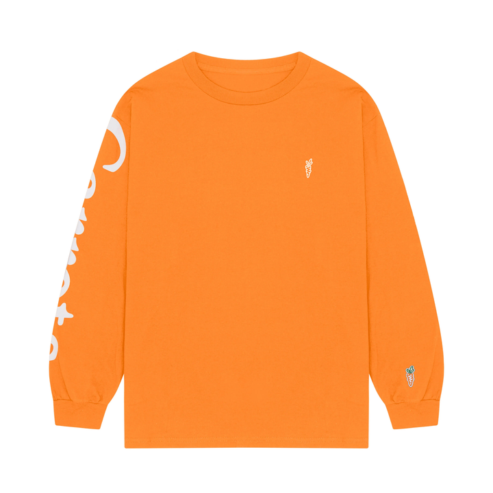 Carrots x One Piece Luffy Long Sleeve Tee Orange
