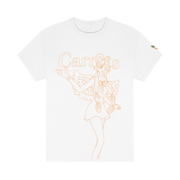 Carrots x One Piece Outline Tee White