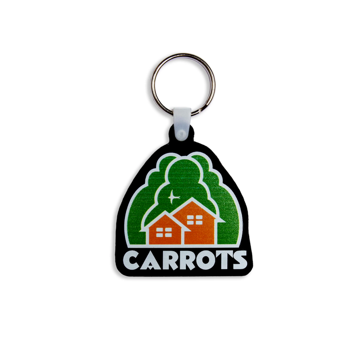 Carrots Home Keychain Black