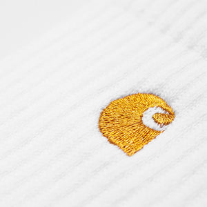 Carhartt WIP Chase Socks White/Gold