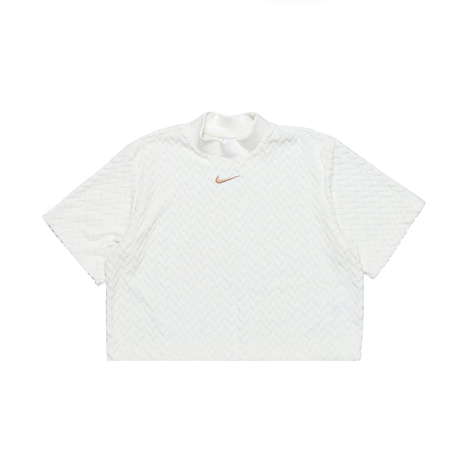Nike Women's NSW Jacquard Boxy Tee Sail/Hemp DQ6788-133