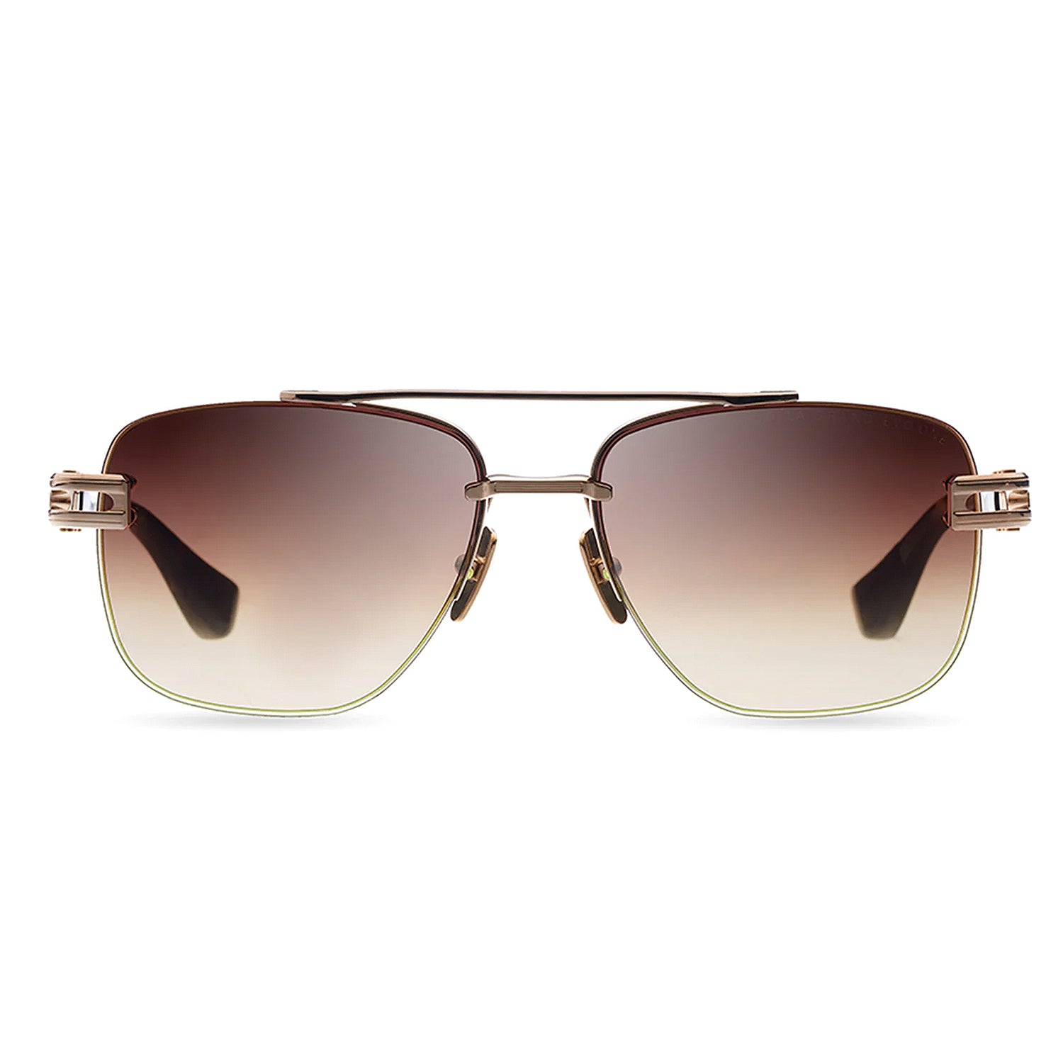 Dita Grand-Evo One White Gold/Brown w/ Dark Brown to Clear Lens