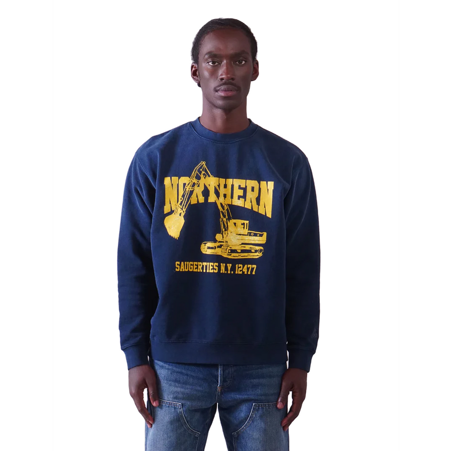 One Of These Days Excavation Crewneck Navy