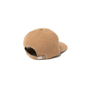 Human Made College Logo 6 Panel Wool Cap Beige HM24GD018