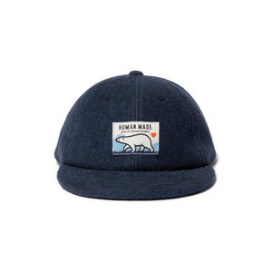 Human Made Polar Bear Fleece Cap Navy HM24GD029 – Laced