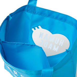 Human Made Nylon Ripstop Heart Tote Bag Blue HMGD0041