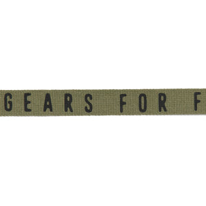 human made stripe web belt (olive) -  store