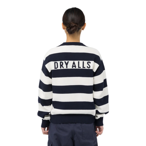 Human Made Striped Heart Knit Sweater Navy HM25CS002 – Laced