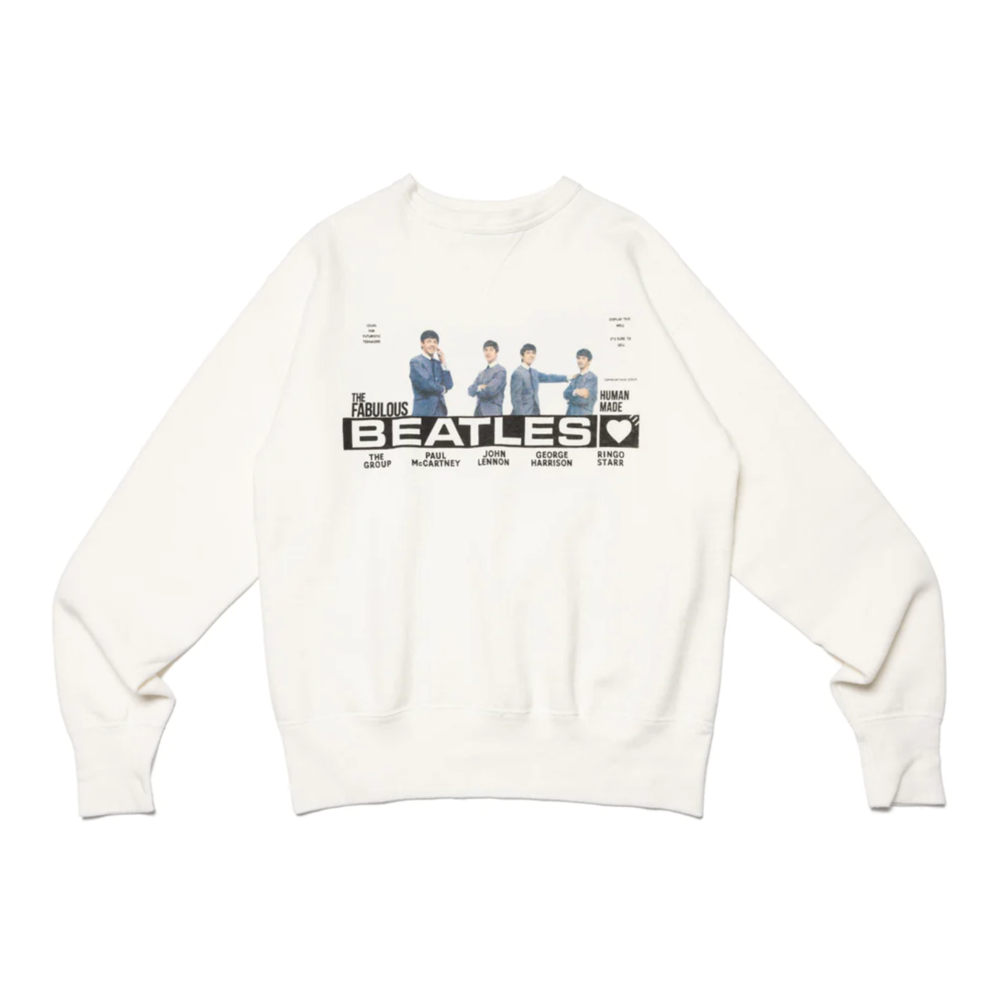 Human Made Beatles Tsuriami Sweatshirt White HM25CS014 – Laced