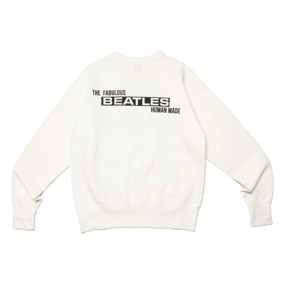 Human Made Beatles Tsuriami Sweatshirt White HM25CS014