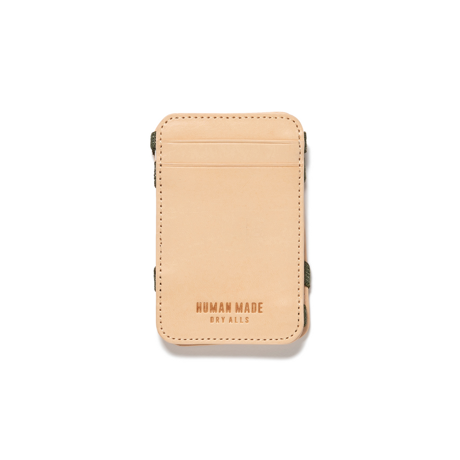 Human Made Leather Magic Band Card Case Natural HM25GD061