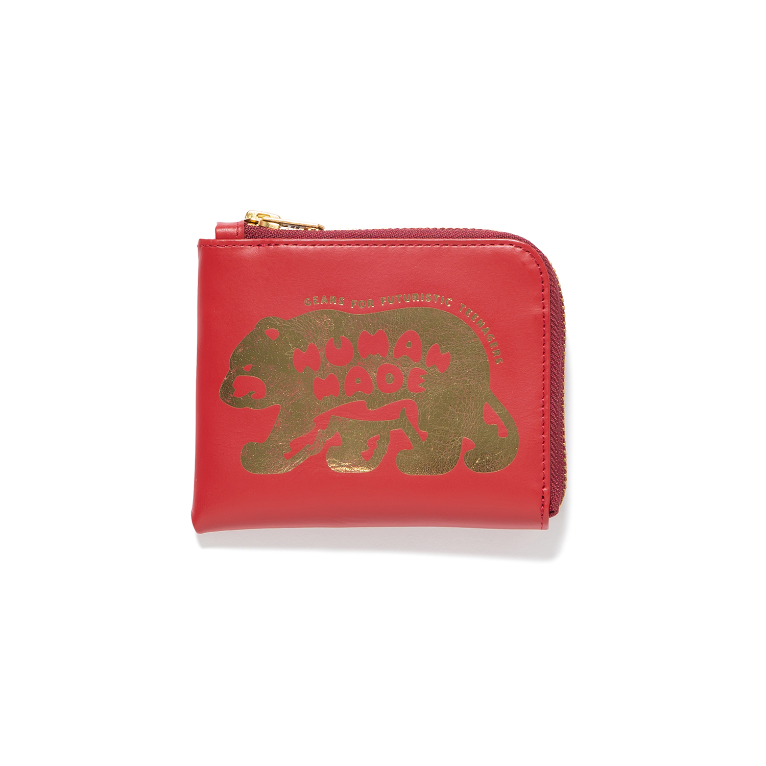 Buy Human Made Leather Card Case 'Red' - HM25GD060 RED