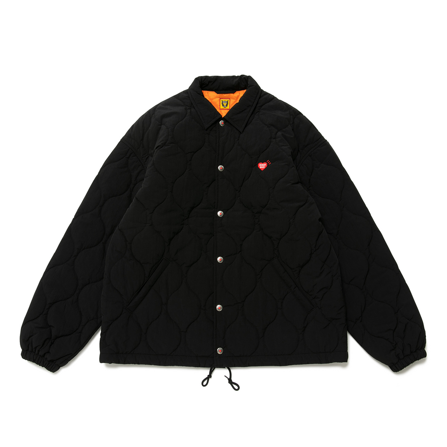 Human Made Quilted Coach Jacket Black HM25JK006